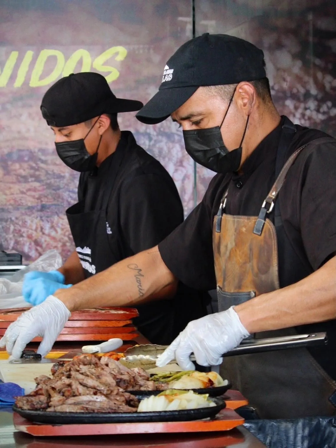 Preparación de carne en Ornelas